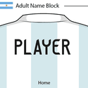 Argentina 2020 Adult Name Block