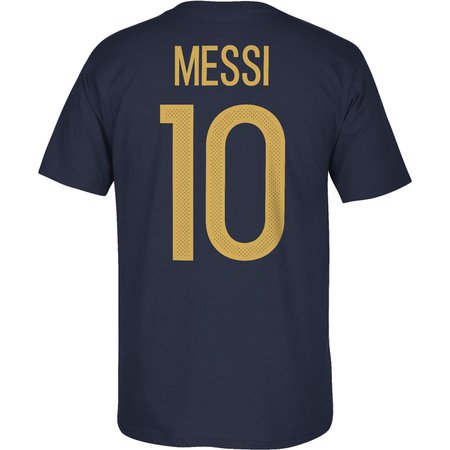 adidas Lionel Messi 10 Argentina Federation Navy Tee