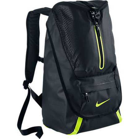 nike max air backpack black grey