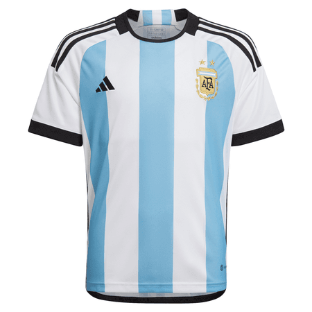 adidas Argentina 2022-23 Youth Home Stadium Jersey