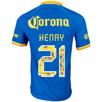 Nike Club América 2023-24 Henry Jersey de Visitante Auténtica de Mes de la Herencia Hispana para Hombres