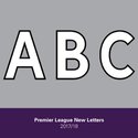 Premier League 2019 Adult Letters
