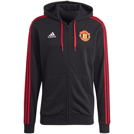 adidas Manchester United Mens Full Zip DNA Hoodie
