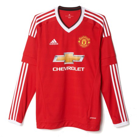  adidas Manchester United Home LS Jersey 