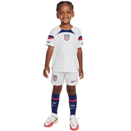 Nike USA 2022-23 Little Kids Home Soccer Kit