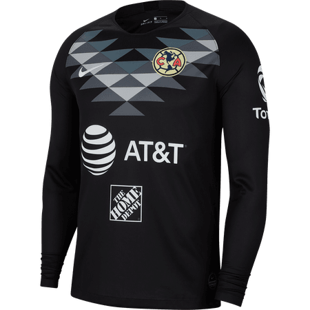 2019-2020 Club America goalkeeper soccer Jersey And A18 LIGA MX CAMPEON patch 