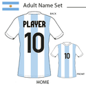 Argentina 2024 Adult Nameset