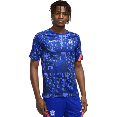 Nike Chelsea 2020-21 Mens Short Sleeve Pre-Match Top