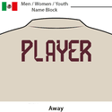 Mexico 2022 Adult/Women/Youth Name Block