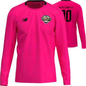 Fl Elite Custom Pink LS GK Jersey