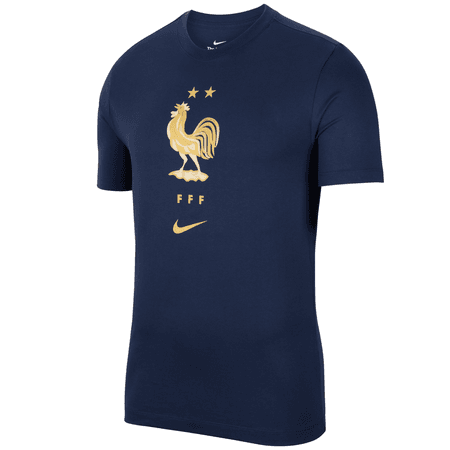 Nike France 2022-23 Mens Short Sleeve Crest Tee