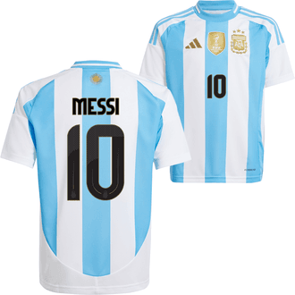 adidas Argentina 2024 Lionel Messi Youth Home Stadium Jersey