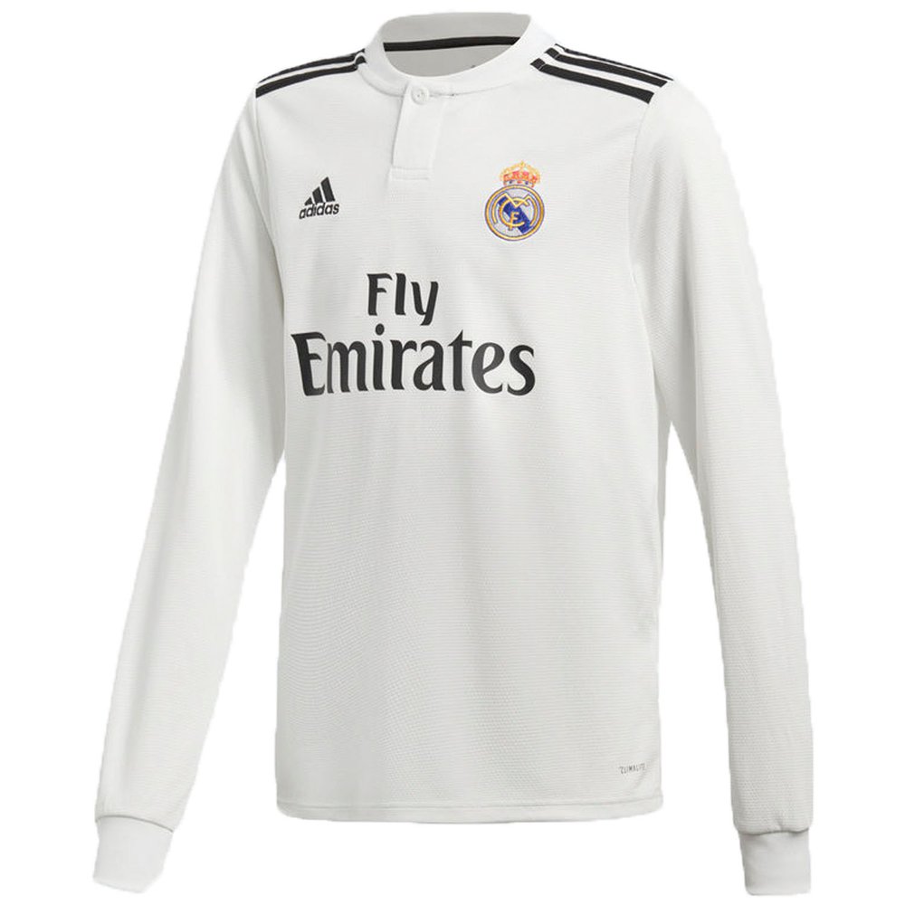 adidas Real Madrid Jersey Manga Larga 18-19 | Univision Deportes ...