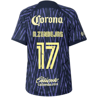 Nike Club America 2022-23 Alejandro Zendejas Jersey de Visitante para mujeres