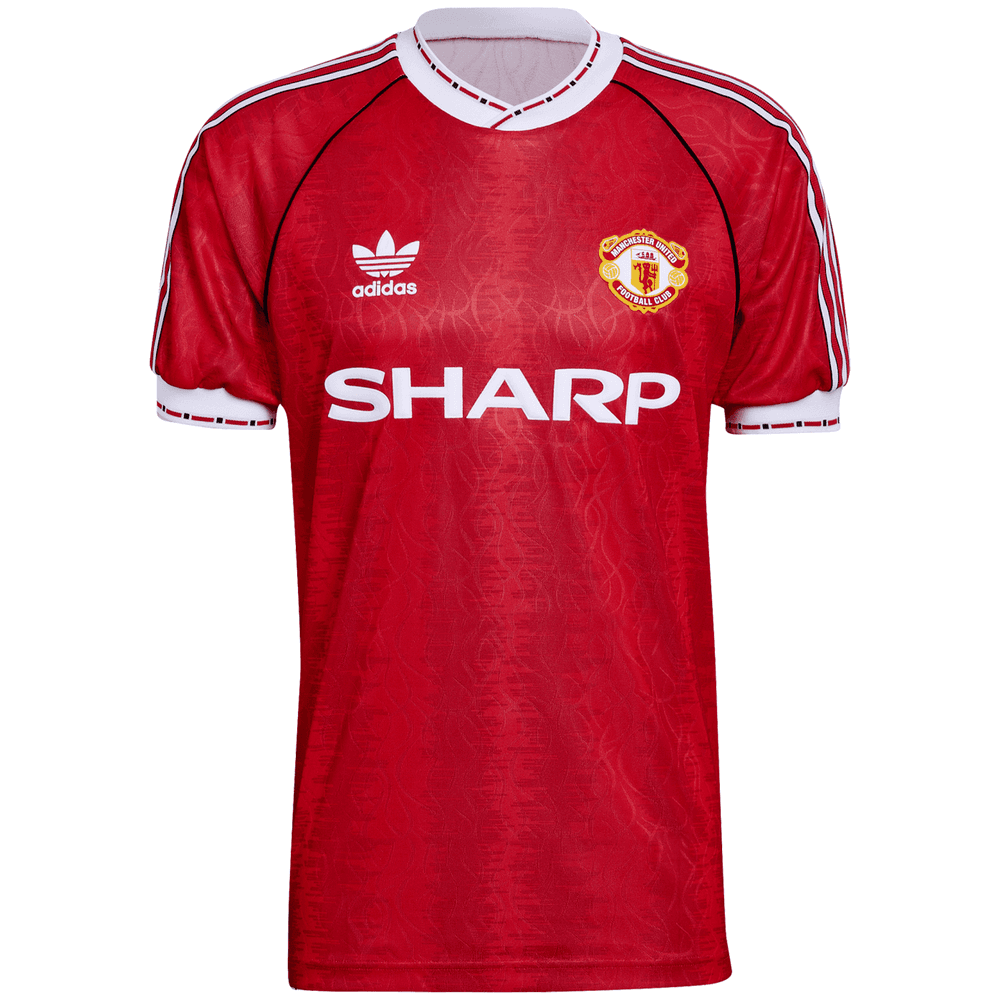 manchester united originals 1990 home shirt red