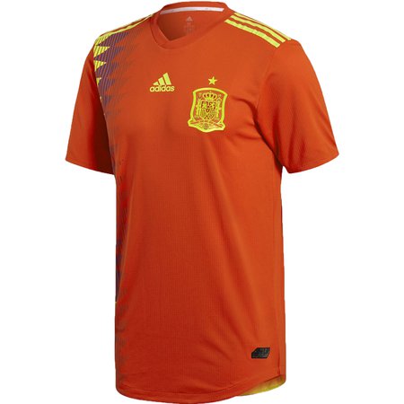 adidas Spain 2018 World Cup Home Authentic Jersey
