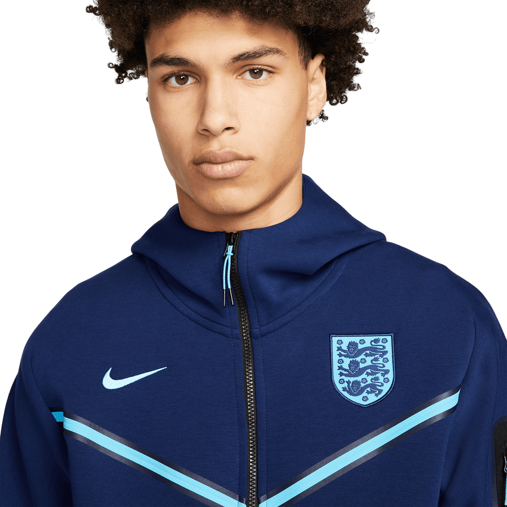 Nike England 2022-23 Men's Full Zip Tech Fleece Hoodie | WeGotSoccer