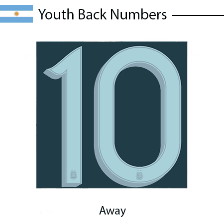 Argentina 2020 Youth Back Numbers