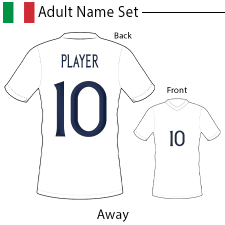 Italy 2023 Adult Name Set