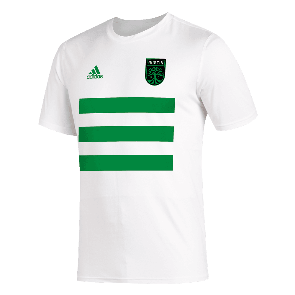 Nabo Trastorno detergente adidas 2021 Austin FC 3 Stripe Tee | WeGotSoccer
