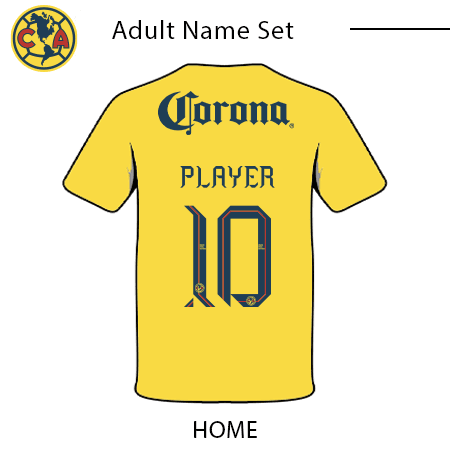 Club America 24-25 Adult Nameset