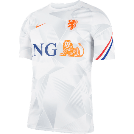 Nike Mens 2020 Netherlands Short Sleeve Pre-Match Top
