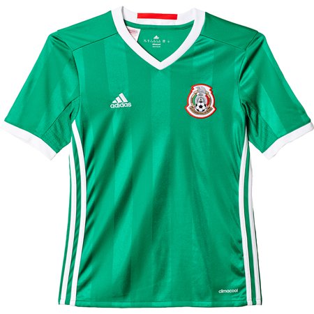 adidas Mexico Home 2016-17 Youth Replica Jersey 