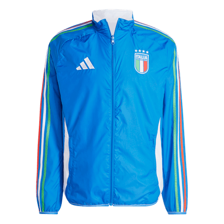 adidas Italy 2024-25 Mens Full Zip Reversible Anthem Jacket