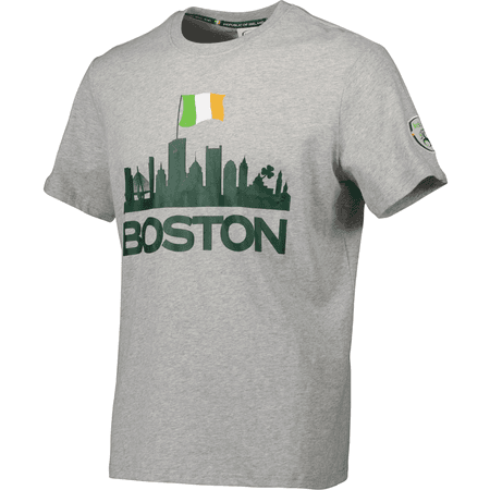 Ireland Boston Skyline Mens Short Sleeve Tee