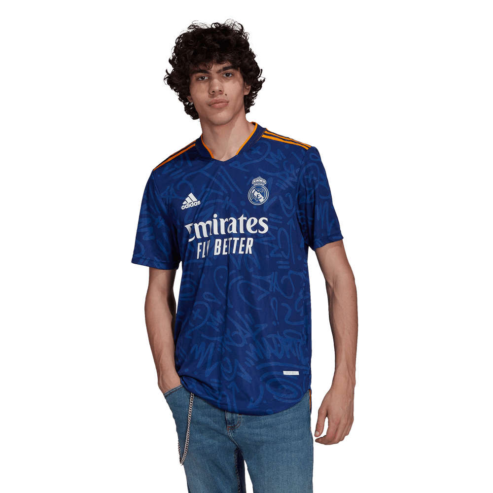 Men's adidas Blue Real Madrid 2021/22 Away Replica Jersey