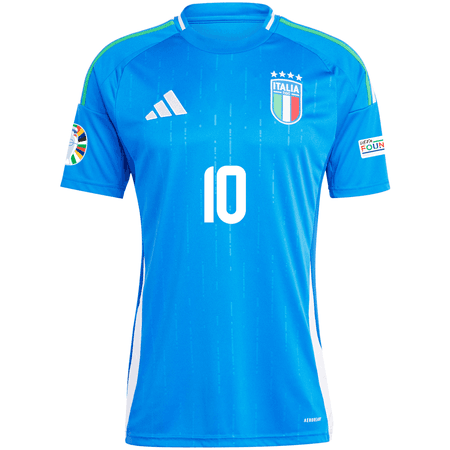 adidas Italy 2024 Mens Home Stadium Player Jersey - EURO 2024