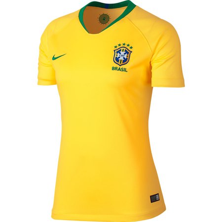 Nike Womens Brazil 2018 World Cup Home Stadium Jersey