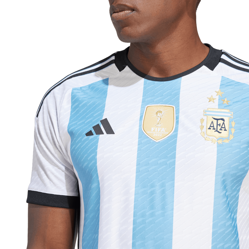 adidas Argentina 2022-23 World Cup 3-Star Men's Home Stadium Jersey