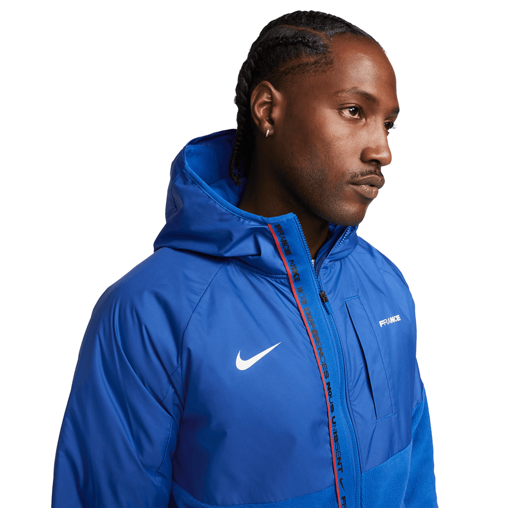 Nike France 2022 Men's AWF Full Zip Winter Jacket | WeGotSoccer
