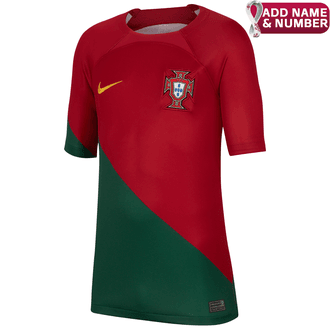 Nike Portugal 2022-23 Youth Home Stadium Jersey