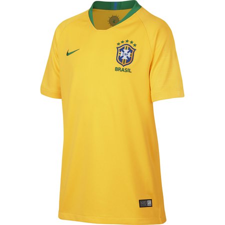 En honor Con qué frecuencia Indica Nike Brasil Jersey de local para niños para la Copa Mundial 2018 |  Univision Deportes Fan Shop