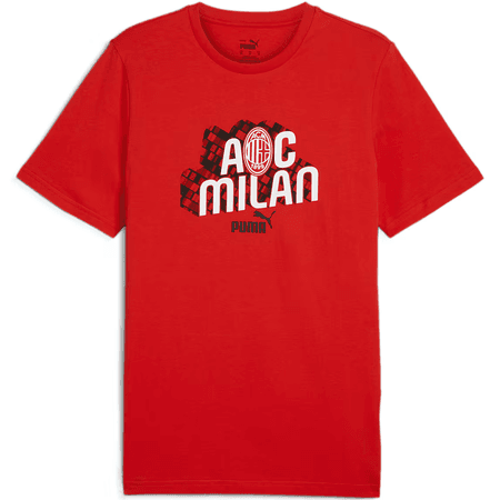 Puma AC Milan Mens Short Sleeve Culture Tee