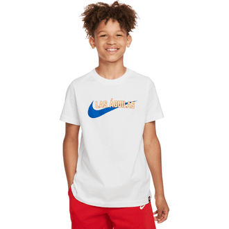 Nike Club America Youth Short Sleeve Swoosh Tee