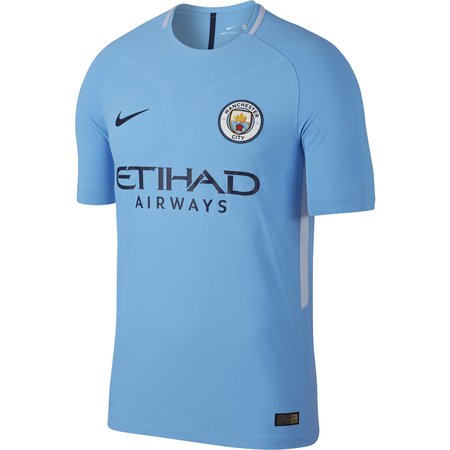 Nike Manchester City 2017-18 Home Authentic Match Jersey