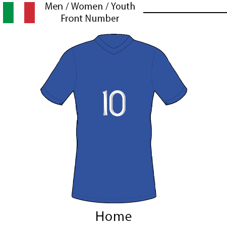 Italy 2023 Adult/Women/Youth Front Number