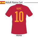 Spain 2020 Adult Name Set