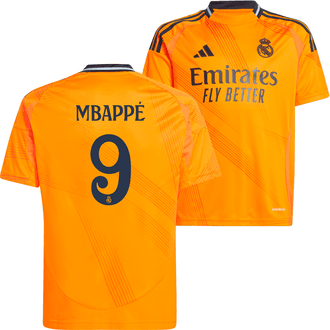 adidas Real Madrid 2024 Youth Away Stadium Mbappe Jersey