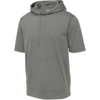 Sport-Tek Fleece Short Sleeve Hooded Pullover