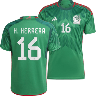 adidas Héctor Herrera Mexico 2022 Home Stadium Jersey