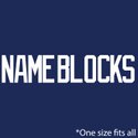USA 2020 Womens Player Name Block