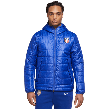 Nike USA 2022-23 Mens Full Zip Fleece-Lined Jacket