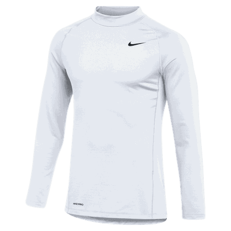 Nike Pro Mens Long Sleeve Mock-Neck Top