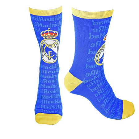 Real Madrid Logo Crew Sock Size 9-13