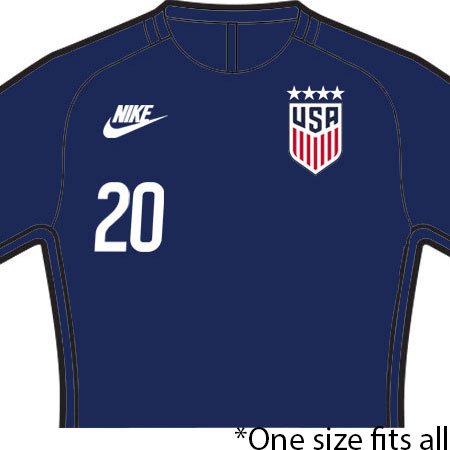 USA 2020 Front Numbers