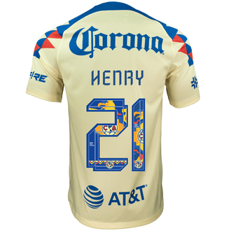 Nike Club América 2023-24 Henry Jersey Local de Mes de la Herencia Hispana para Hombres 